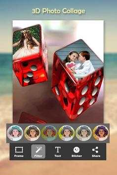 3D Photo Collage Editor 2017 screenshot 2
