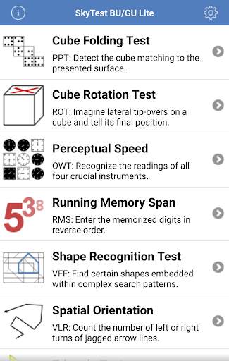 SkyTest BU/GU Lite screenshot 1