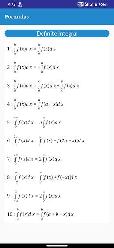 Math Formula Pro - Algebra, Geometry, Trigonometry скриншот 4