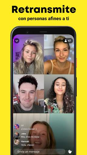 Yubo: Retransmite con tus amigos en chats de vídeo screenshot 2