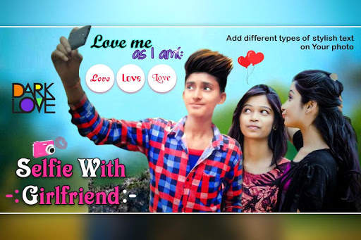 Girlfriend Photo Editor - Selfie with Girlfriend screenshot 3