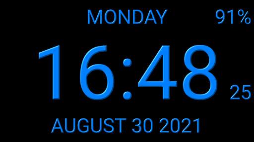 Digital Clock Live Wallpaper-7 screenshot 15