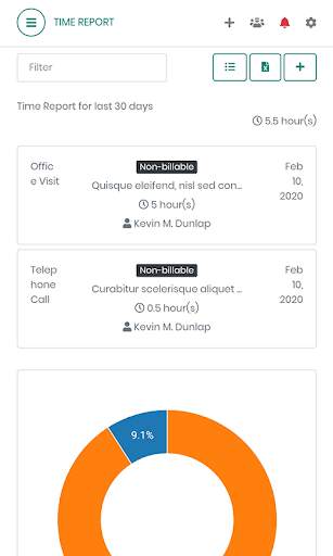 Time Captis: Time Management and Tracking скриншот 8
