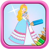 Princess Coloring Pages icon
