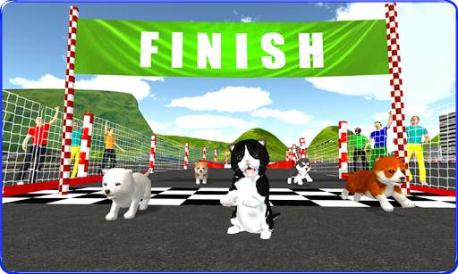Cute Puppy Dog Racing Sim 2017 screenshot 5