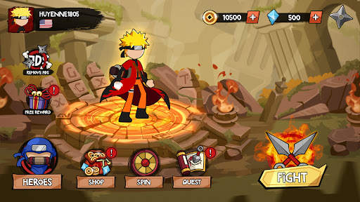Stickman Ninja Fight screenshot 6