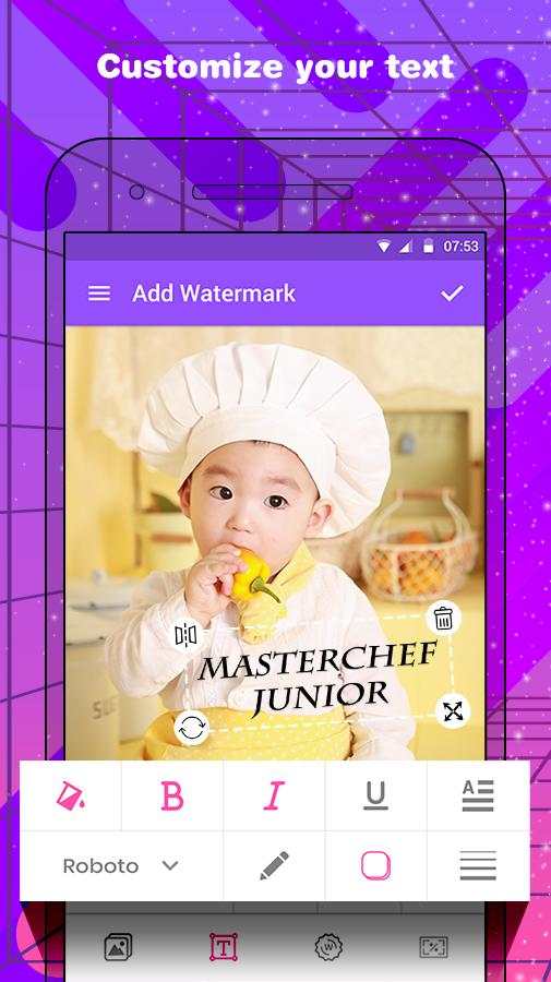 Logext: Add Logo Watermark and Text Sign to Photos screenshot 4