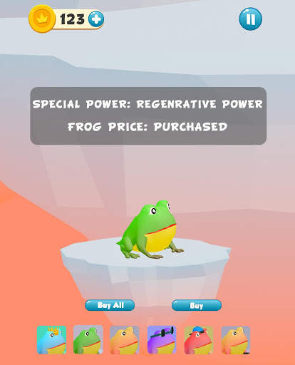 Tap the frog- Homeless Frog Games screenshot 17