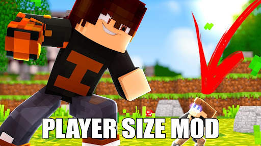Player Shrink Mod Minecraft PE screenshot 4