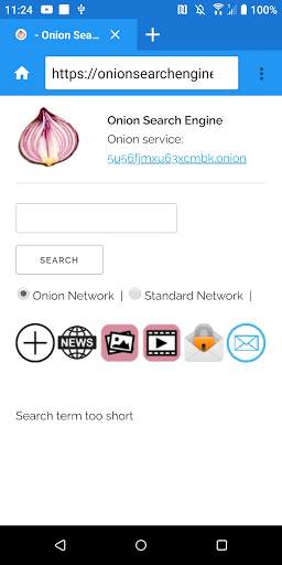 ONproxy Mobile Browser screenshot 1
