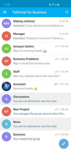 TelOChat for Business screenshot 2