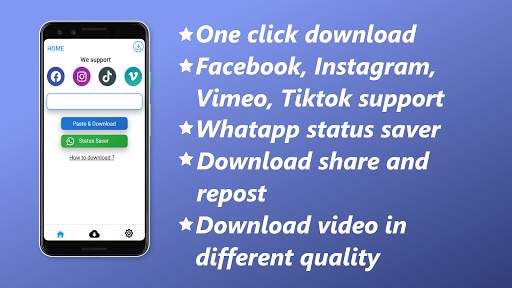 Downloader Pro:Photo & Video Downloader for Social screenshot 1
