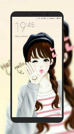 Laura Cute Wallpaper screenshot 1
