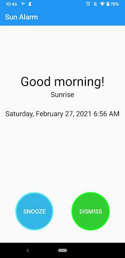 Sun Alarm 4 تصوير الشاشة