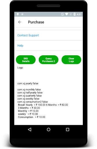In App Purchase Sample screenshot 3