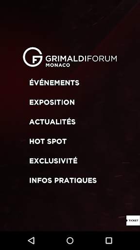 Grimaldi Forum screenshot 1