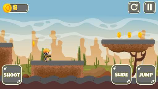 Ninja Shooter and Runner Dash screenshot 2