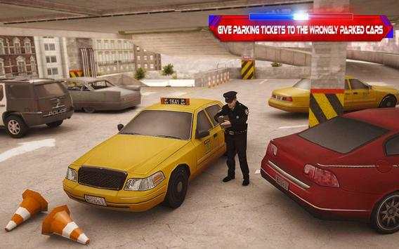 Multistory Police Car Parking Crime Escape Control screenshot 2
