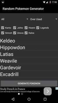 Random Pokemon Generator screenshot 3