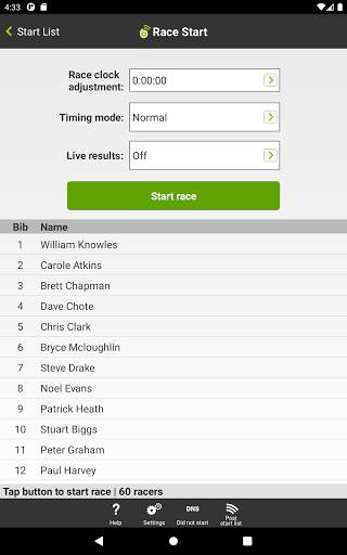 Webscorer Race & Lap Timer screenshot 7
