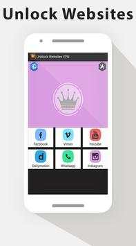 King VPN Unblock Websites 2017 screenshot 1
