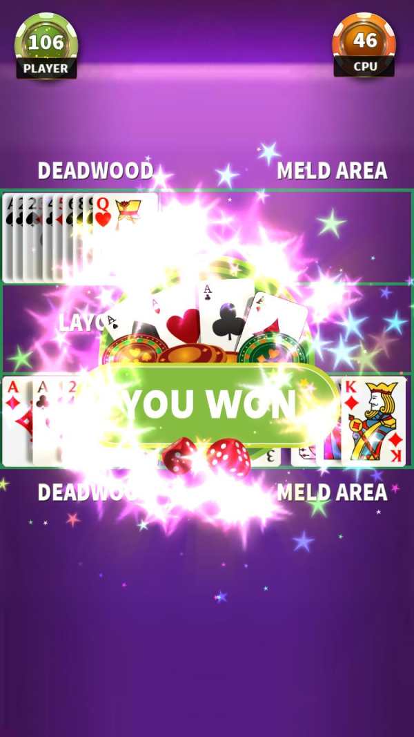 Gin Rummy - How to Play Gin Card Game for Beginner screenshot 5