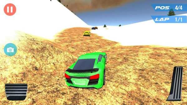 Speed Car Racing Snow Mountain screenshot 4