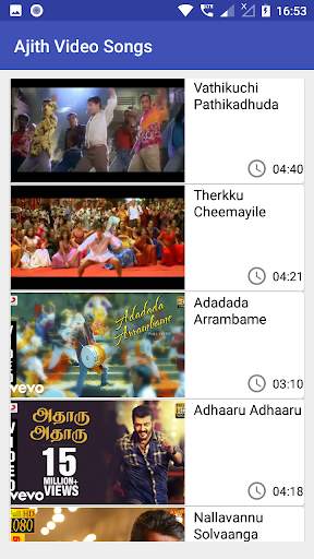 Ajith Video Songs screenshot 6