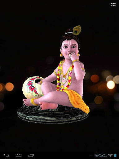 3D Little Krishna Live Wallpaper screenshot 14