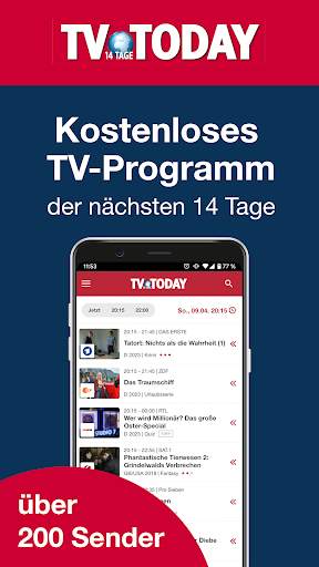 TV Today - TV Programm screenshot 1