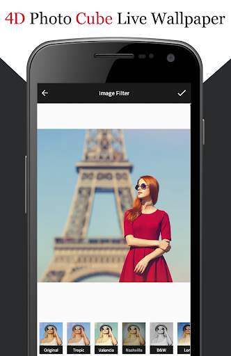 4D Photo Cube Live Wallpaper screenshot 2