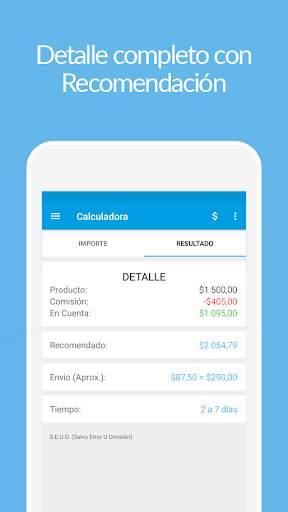 Calculadora Comisiones para MP/ML (No Oficial) screenshot 2