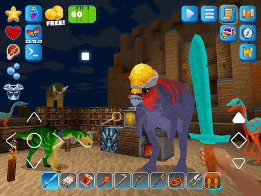 RaptorCraft 3D: Survival Craft ► Dangerous Worlds screenshot 23