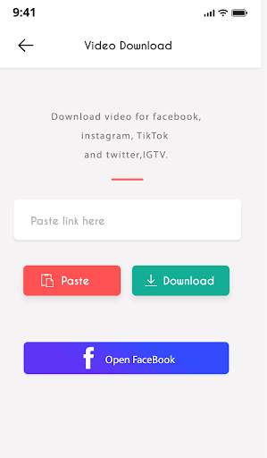 All Video Downloder For Social Media screenshot 1