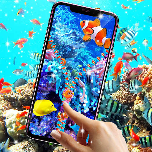 Aquarium lock screen 5 تصوير الشاشة