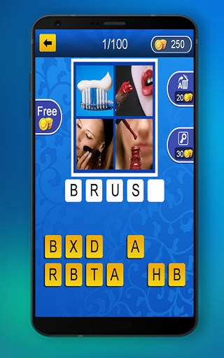 Four Picture One Word Puzzle - Brain Game for Kids screenshot 2