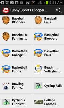 Funny Sports Blooper Videos स्क्रीनशॉट 1