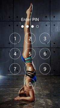 Sexy Yoga Girls Lock Screen screenshot 2