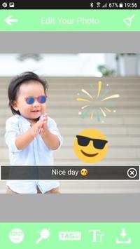 Snap pic with emoji screenshot 3