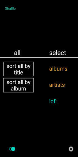 wusic - music player for work screenshot 2