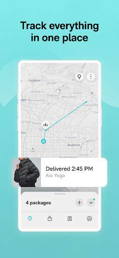 Route: Package Tracker screenshot 1