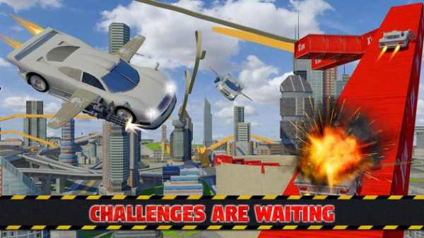 Futuristic Flying Car Ultimate screenshot 3
