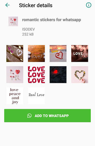 beautiful romantic stickers for whatsapp screenshot 6