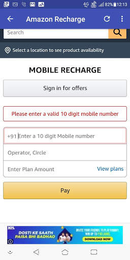 All in one mobile recharge app screenshot 2