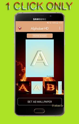 Wallpaper Alphabet HD screenshot 2