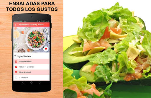 Recetas de ensaladas saludables dieta de adelgazar screenshot 11