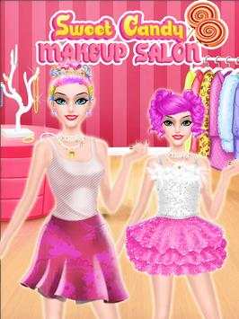 Candy Makeup Artist - Sweet Salon Games For Girls screenshot 3