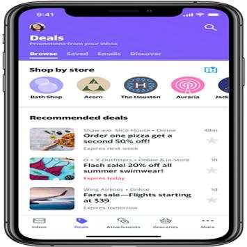 yahoo mail screenshot 1