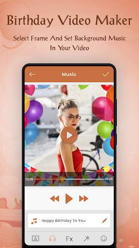 Birthday Video Maker with Music screenshot 2