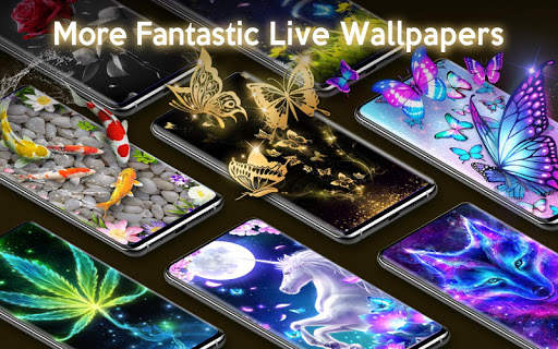 Gold Butterfly Live Wallpaper screenshot 7